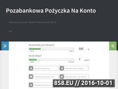 Miniaturka pozabankowapozyczkanakonto.pl (<strong>pozyczki</strong> na konto przez Internet)