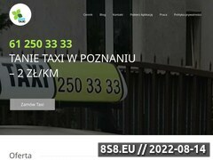 Zrzut strony Przewozy taksówką tanio Poznań