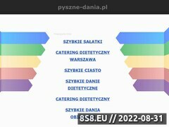 Zrzut strony Pyszne dania z Poznania.