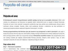 Miniaturka domeny pozyczka-od-zaraz.pl