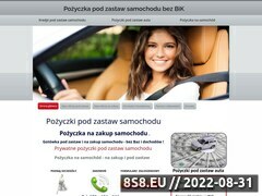 Miniaturka domeny www.pozyczka-pod-zastaw-samochodu.pl