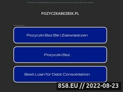 Miniaturka domeny www.pozyczkabezbik.pl