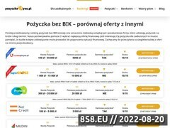 Miniaturka domeny pozyczki-bez-bik.kredytek.pl