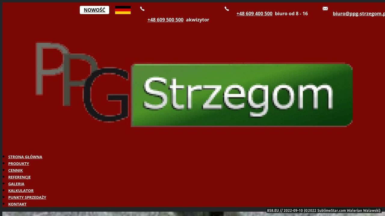 PPG Strzegom - kostka granitowa (strona www.ppg-strzegom.pl - Ppg-strzegom.pl)