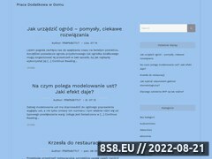 Miniaturka domeny www.pracadodatkowawdomu.pl