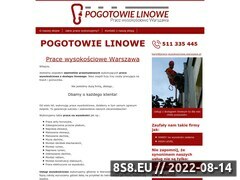 Zrzut strony Prace wysokościowe Warszawa