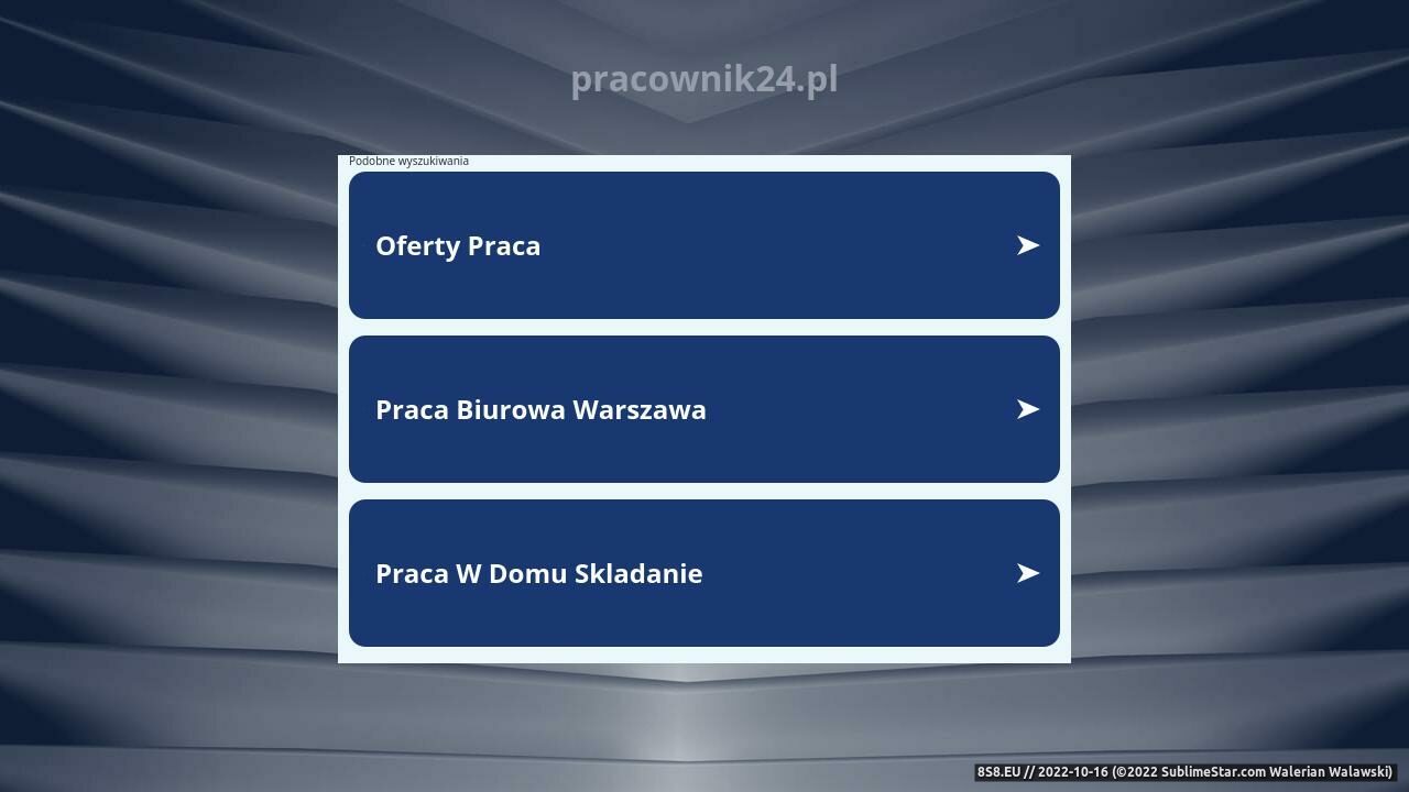 Baza CV i oferty pracy (strona www.pracownik24.pl - Pracownik24.pl)