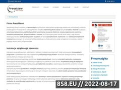 Miniaturka pressmann.pl (<strong>pneumatyka</strong>, sprężarki i narzędzia pneumatyczne)