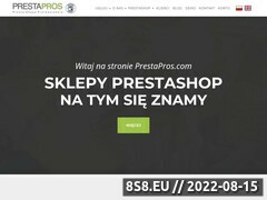 Zrzut strony PrestaPros - Wdrożenia Presta Shop