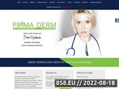 Zrzut strony Dermatologia Warszawa