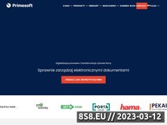 Miniaturka primesoft.pl (Digitalizację procesów biznesowych firm)