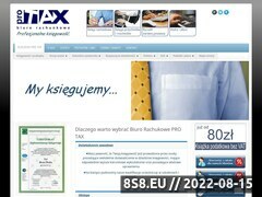 Miniaturka domeny www.pro-tax.pl