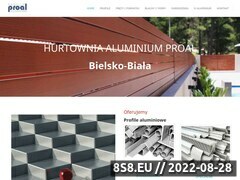 Miniaturka strony PROAL - hurtownia aluminium