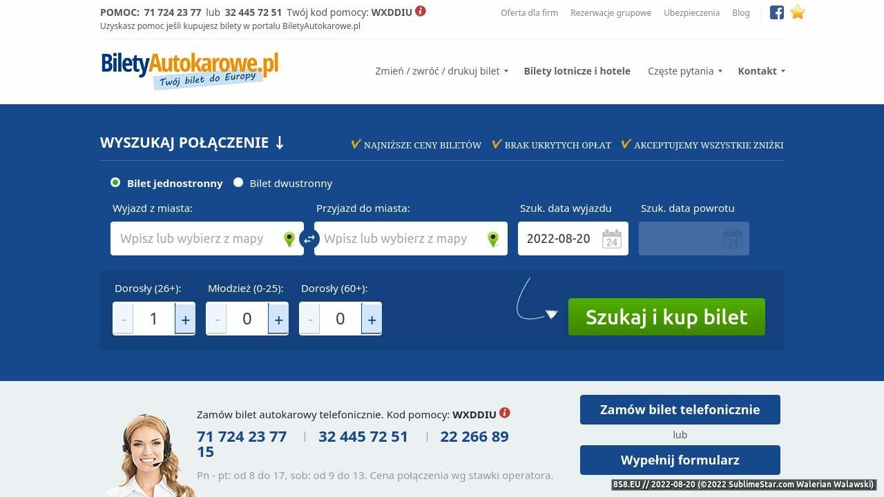 Zrzut ekranu Tanie przeloty, wynajem samochodów - ProBiz.pl