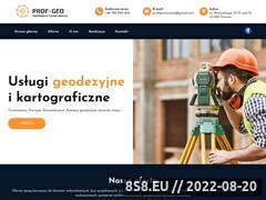 Miniaturka prof-geo.com.pl (Usługi geodezyjne)
