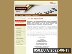 Zrzut strony Pisanie CV i listów motywacyjnych- Profesjonalne CV po angielsku i niemiecku