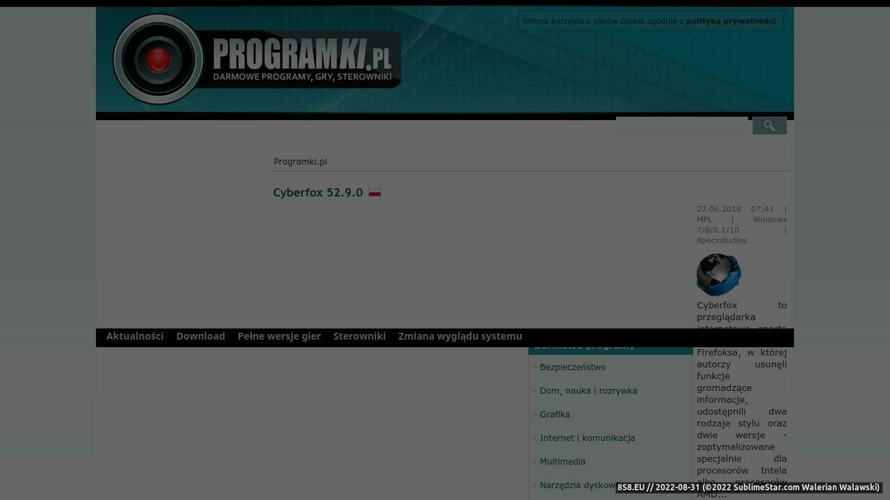 Darmowe programy dla systemów Windows (strona www.programki.pl - Programki.pl)
