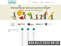 Miniaturka projektlukas.pl (Pozycjonowanie w Google)