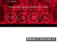 Miniaturka strony Projektomania.pl - Kreatywna agencja interaktywna