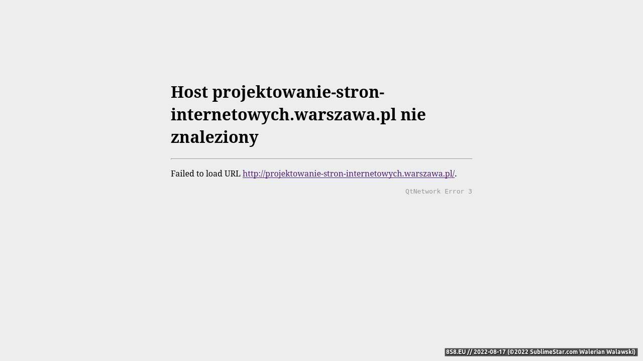Zrzut ekranu Gridmedia - projektowanie stron internetowych, Warszawa