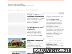 Miniaturka domeny www.projekty-domow-pasja.pl