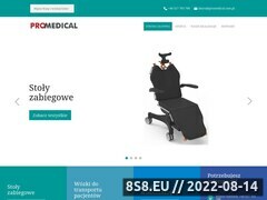 Miniaturka promedical.com.pl (Wózki medyczne wielofunkcyjne)