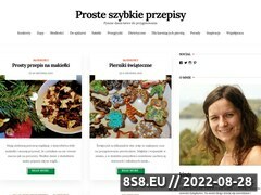 Miniaturka proste-szybkie-przepisy.pl (Strona z prostymi przepisami kulinarnymi)