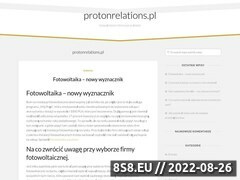 Miniaturka strony Proton Relations - agencja marketingu sportowego i PR