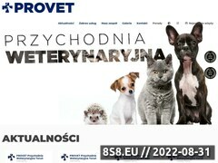 Miniaturka provet.torun.pl (Przychodnia weterynaryjna)