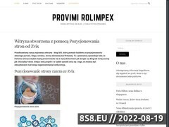 Miniaturka domeny provimi-rolimpex.pl