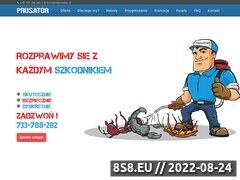 Miniaturka prusator.pl (Dezynsekcja, deratyzacja, odpluskwianie i pluskwy)