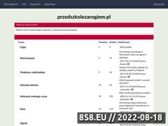 Miniaturka domeny www.przedszkolezarogiem.pl
