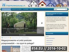 Zrzut strony Przeprowadzajac.pl - serwis o przeprowadzkach biur i mieszkań