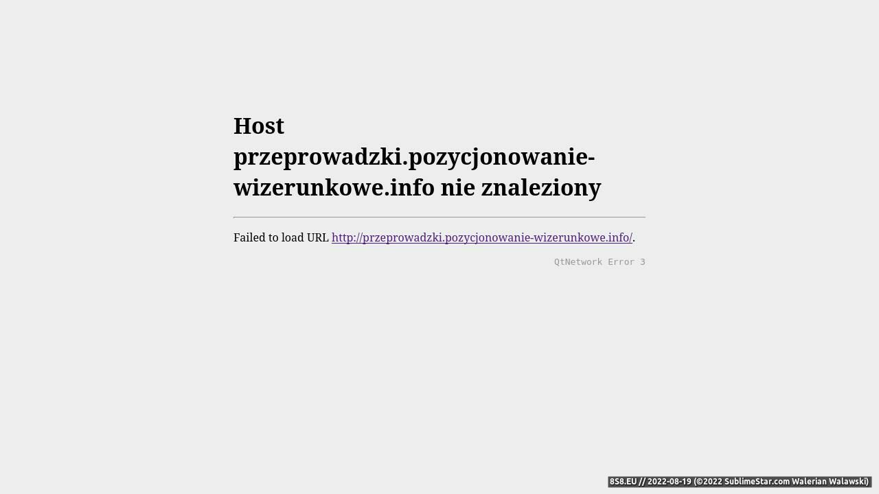 Zrzut ekranu Przeprowadzki Katowice
