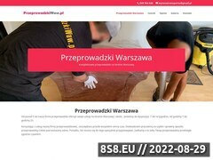 Zrzut strony Przeprowadzki Warszawa
