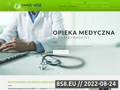 Miniaturka strony NZOZ Sanus - lekarze specjalici