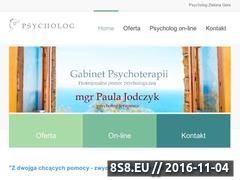 Miniaturka psycholog-jodczyk.pl (Strona gabinetu i informacje o psychologii.)