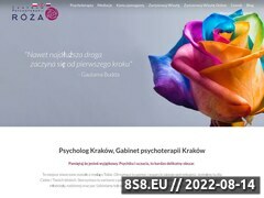 Zrzut strony Gabinet psychoterapii Kraków