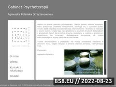 Miniaturka psychoterapia-krakow.info (Gabinet Psychoterapii Agnieszka Krzyżanowska)