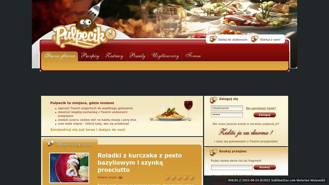 Zrzut ekranu Przepisy kulinarne