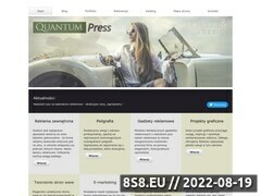 Miniaturka quantumpress.pl (Tworzenie stron internetowych - agencja reklamowa)