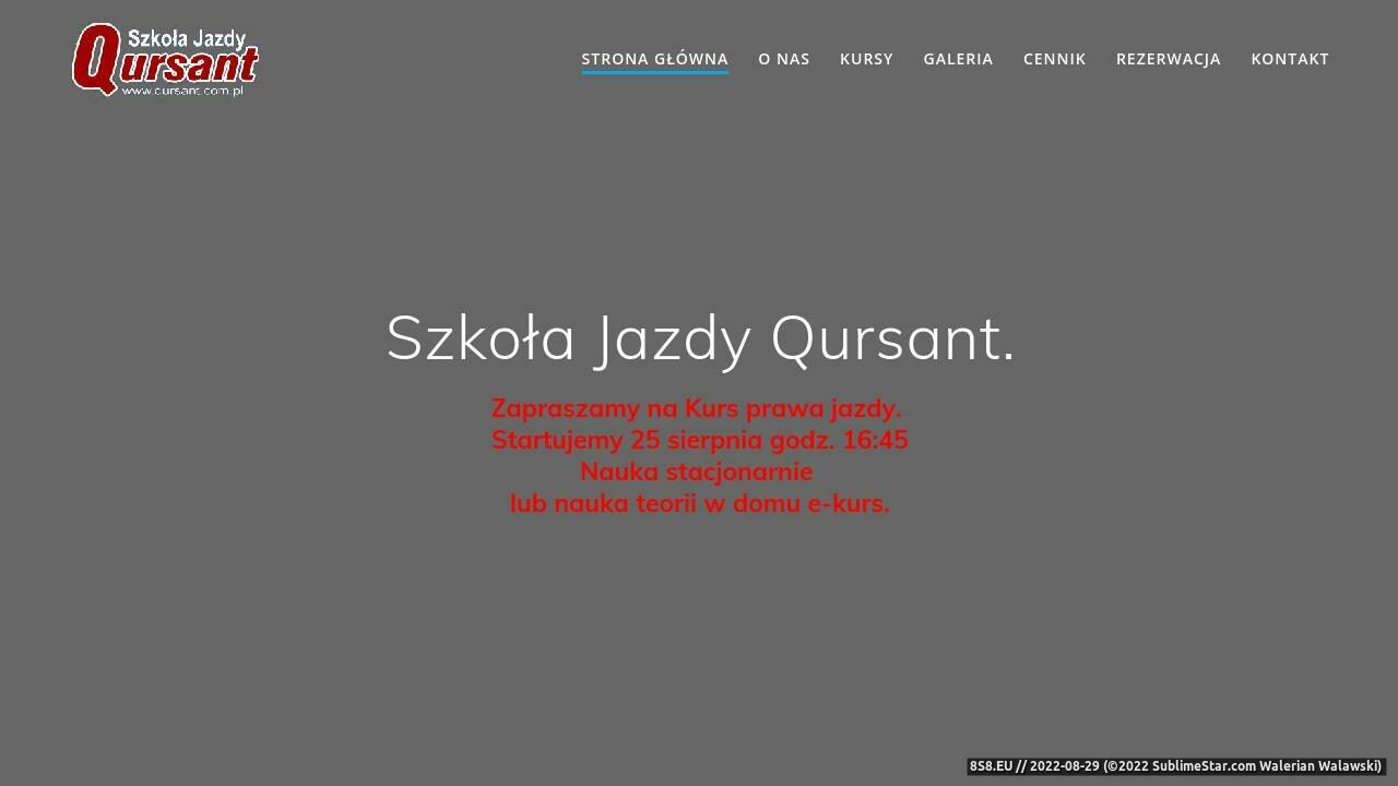 Szkoła jazdy Qursant Bydgoszcz (strona www.qursant.com.pl - Qursant.com.pl)