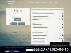 Miniaturka rachunkowyasystent.pl (Wystawianie faktur i tworzenie deklaracji JPK)