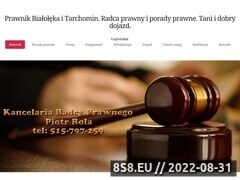 Miniaturka strony Porady prawne w dzielnicy Białołęka. Prawnik i Radca Prawny.