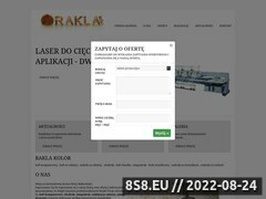 Miniaturka domeny www.rakla-kolor.pl