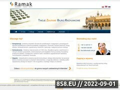 Zrzut strony Obsługa księgowa RAMAK