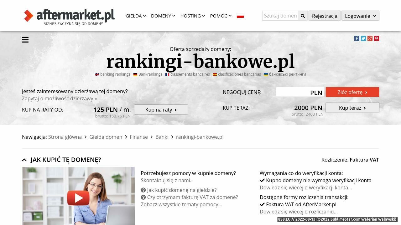 Chwilówka ratalna (strona rankingi-bankowe.pl - Rankingi-Bankowe.pl)