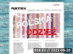 Miniaturka www.ratex-jeans.pl (<strong>odzież dziecięca</strong> i młodzieżowa)