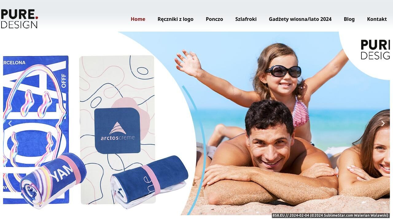Ręczniki reklamowe - ręczniki plażowe z logo (strona recznikizlogo.pl - Ręczniki z Logo)
