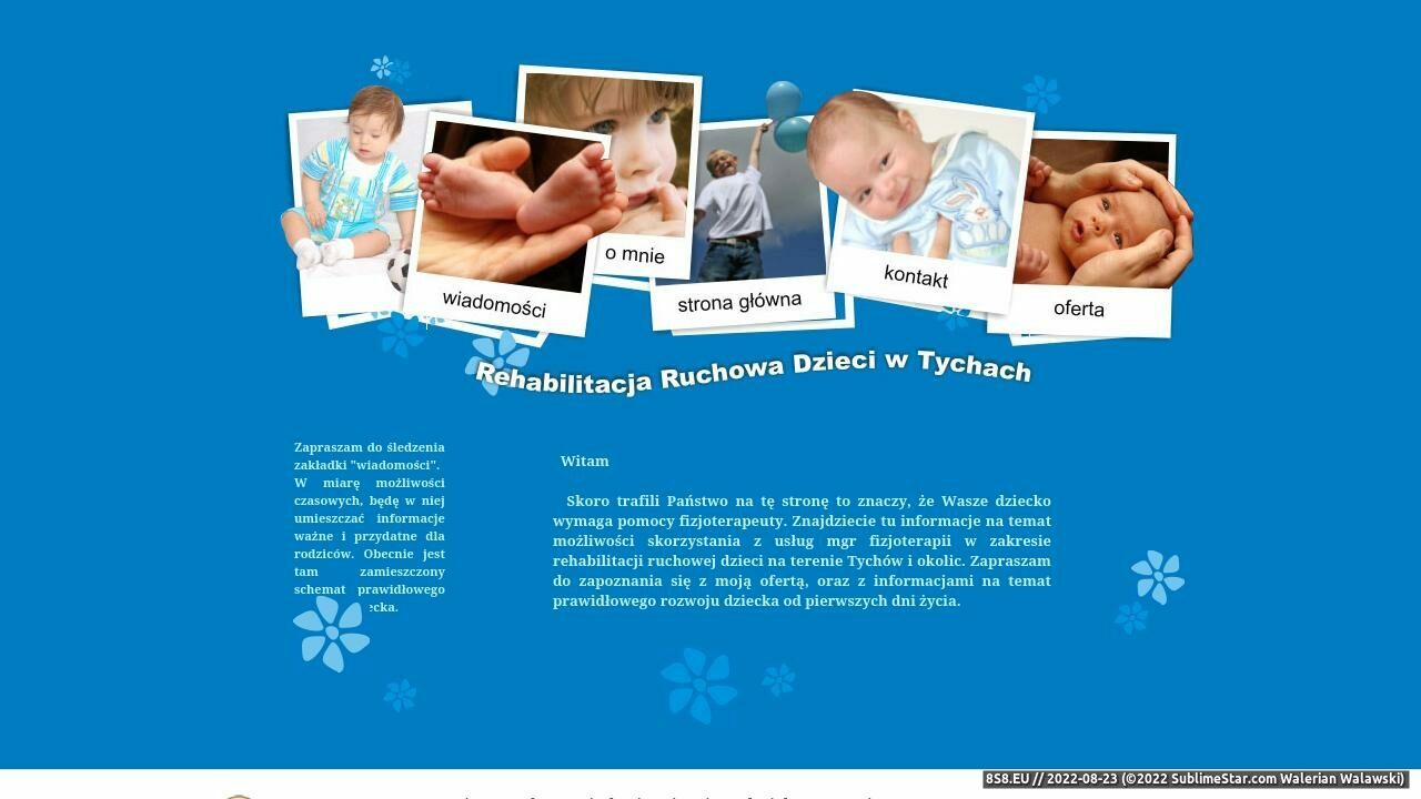 Zrzut ekranu Fizjoterapia, rehabilitacja ruchowa dzieci - Tychy